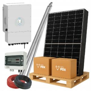Zestaw Fotowoltaiczny Hybrydowy 10kW Dach Skośny Ja Solar Deye HV bez magazynu