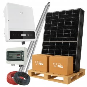 Zestaw Fotowoltaiczny Hybrydowy 10kW Dach Skośny Ja Solar Goodwe bez magazynu